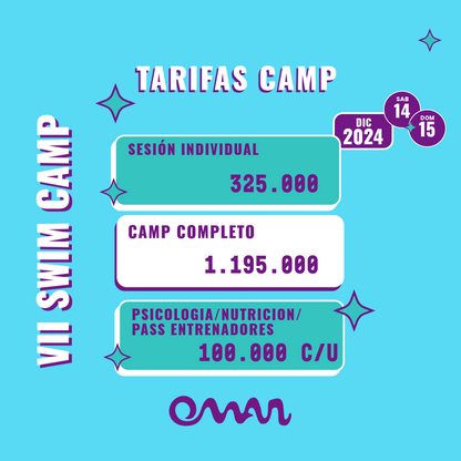 VII  CAMPAMENTO INTENSIVO - OMAR SWIM CAMP